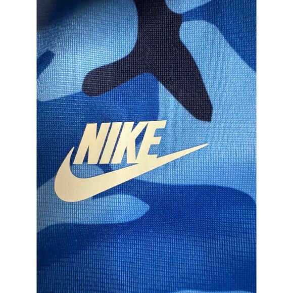 Nike Blue Camo Zipdown Track Sweatshirt Baby Infant Size 12 Months - Picture 4 of 8